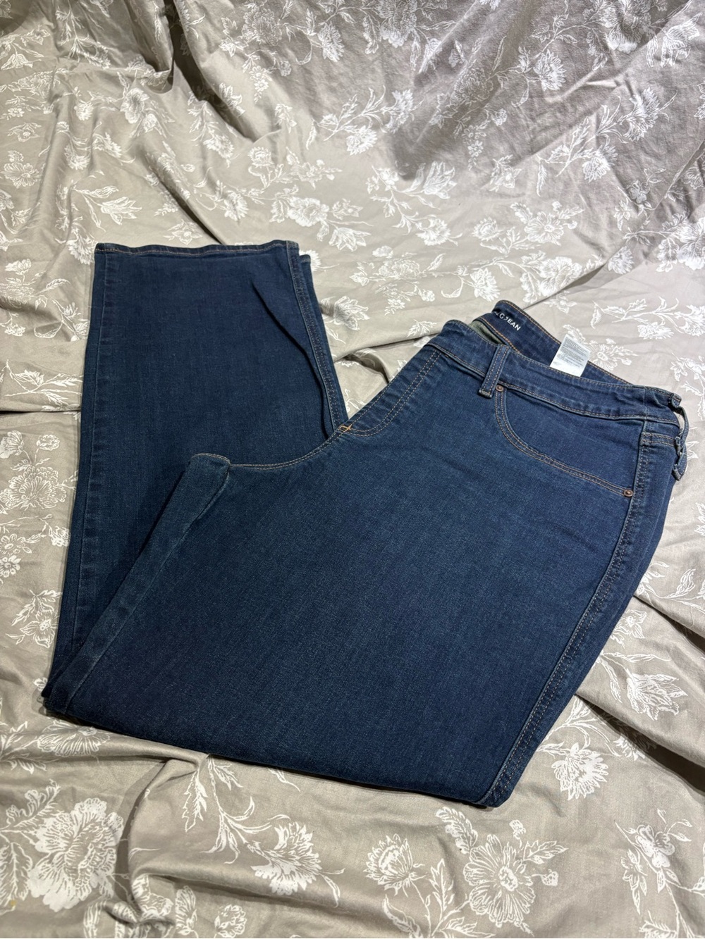 Chico’s pull on straight leg jeans 3 16